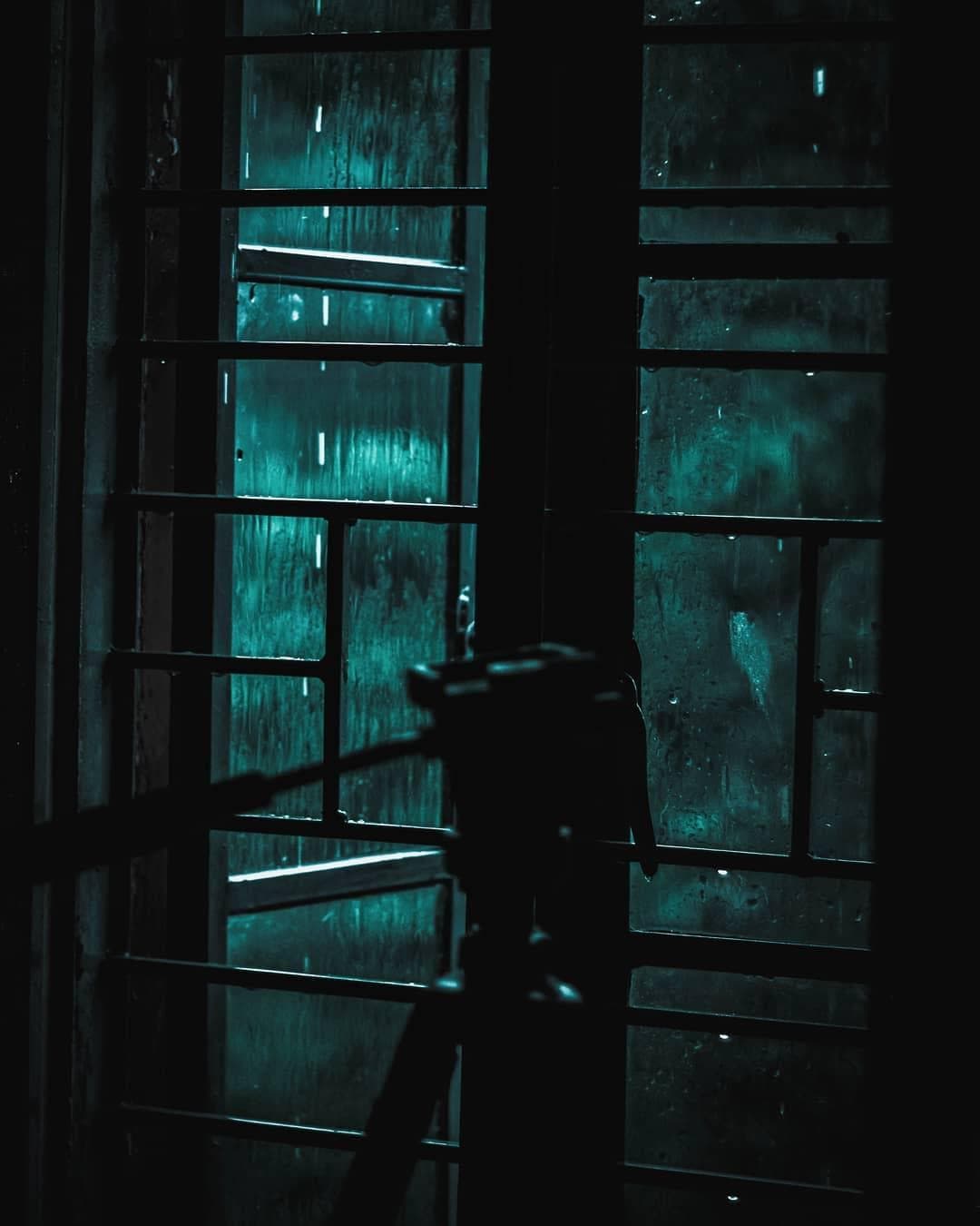 Window in rain